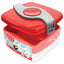 Lunch Box With 2 Compartments Red