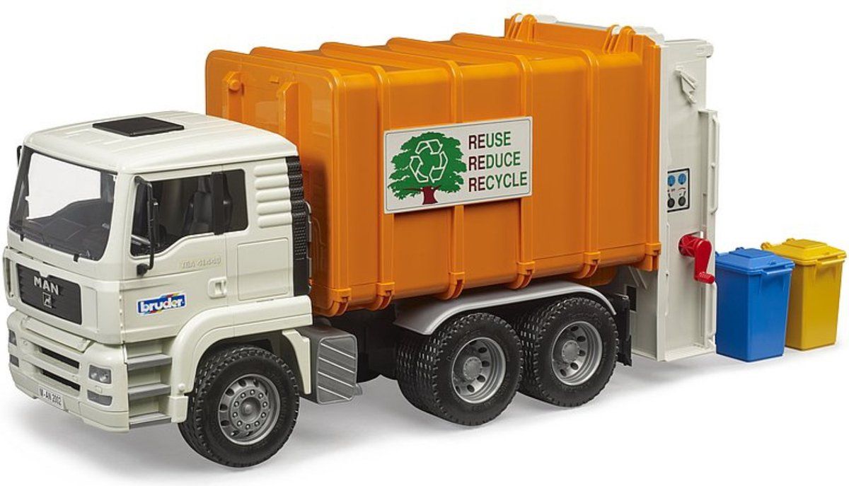 Bruder - Man Tga Rear Loading Garbage Truck