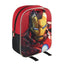Ironman 3D Backpack 1 Zip Smaller Than A4 Size