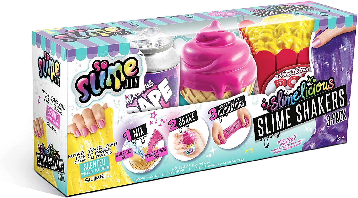 Slimelicious 3Pk Slime Shakers