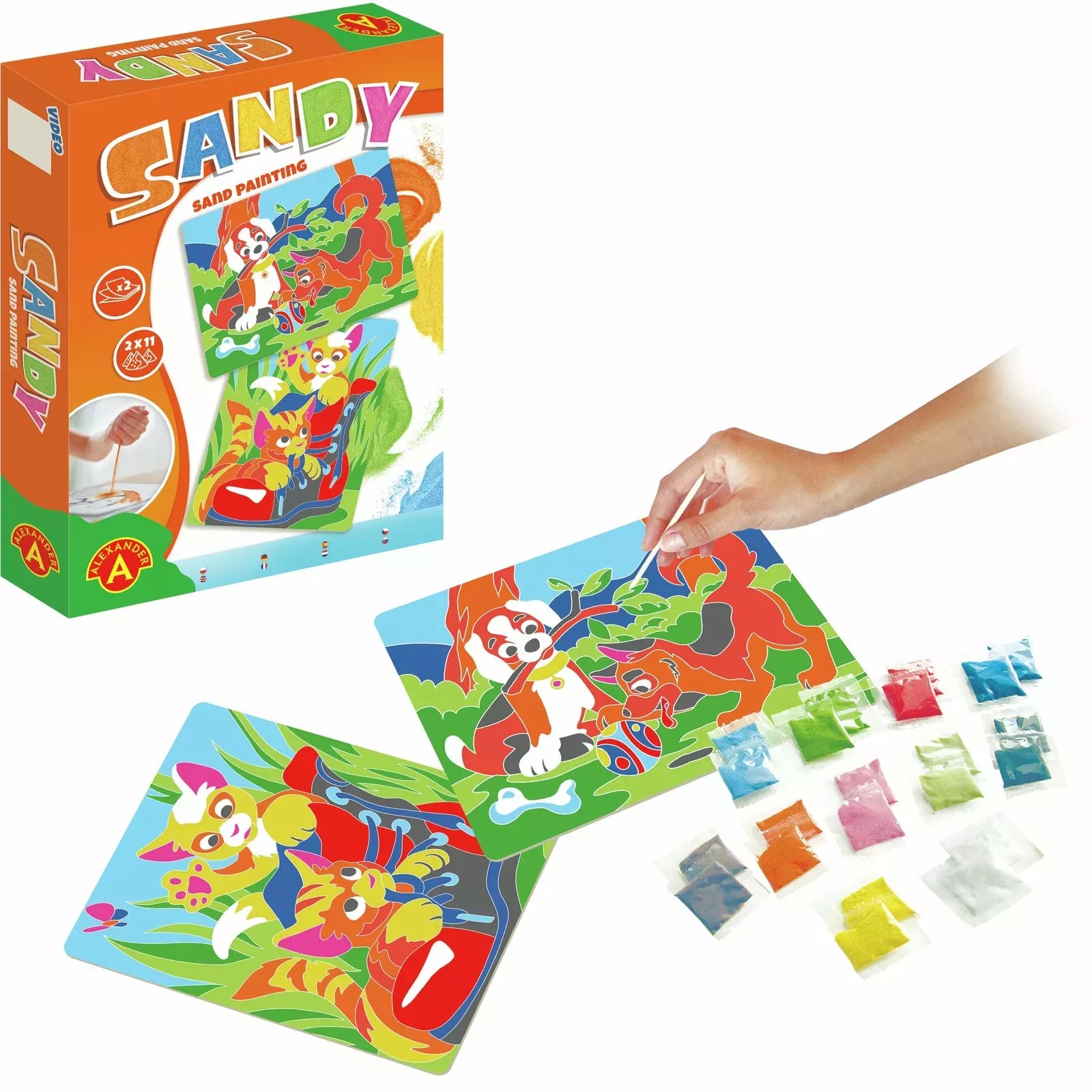 Sand Painting - Cats & Dogs