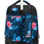 Backpack Large 3 Zip Trolley Bag Floral Blue