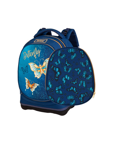 Backpack Superlight 2 Face Petit Water Butterfly - Large 2 Zip Fit A4 