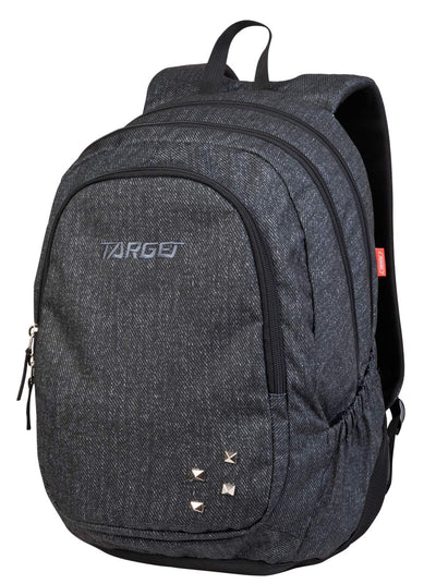 Backpack Duel Charcoal Denim  3 Zip Fit A4