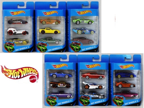 Hot Wheels 3 (3 Different Cars)