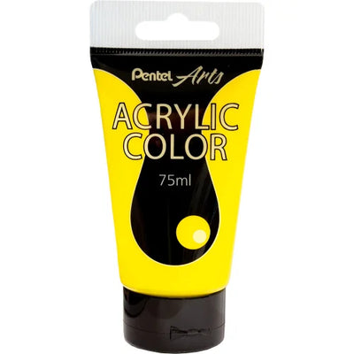 Acrylic Paint 75 Ml Tube Yellow Color