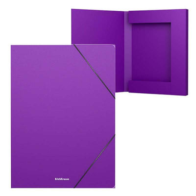 Elastic A4 Box File 30Mm Purple