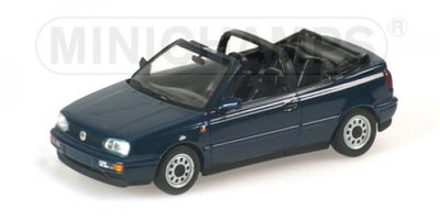 Vw Golf Cabriolet 1993 Blue Metallic 1:43
