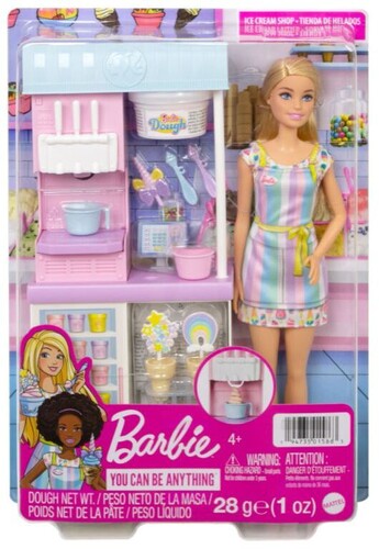 Barbie Ice Cream Shop With Doll