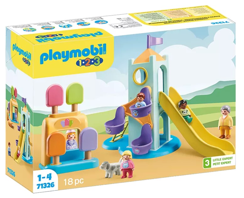 Playmobil - 123 Adventure Tower With Ice Cream Booth 71326