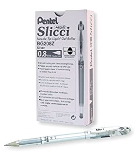 Pentel Gel Pen Choose 08 Silver