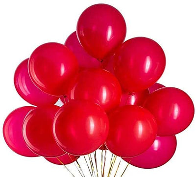 Helium Quality Balloons Packet Of 50 Red