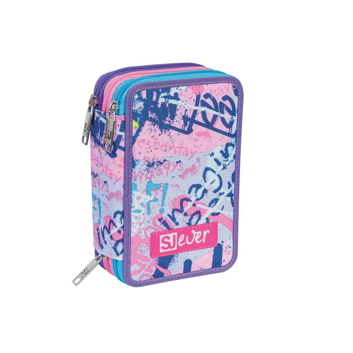 Pencil Case 3 Zip Filled Seven Switie Girl