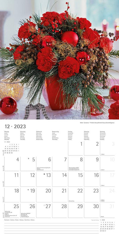 Alpha Edition 2023 Calendar - Flowers