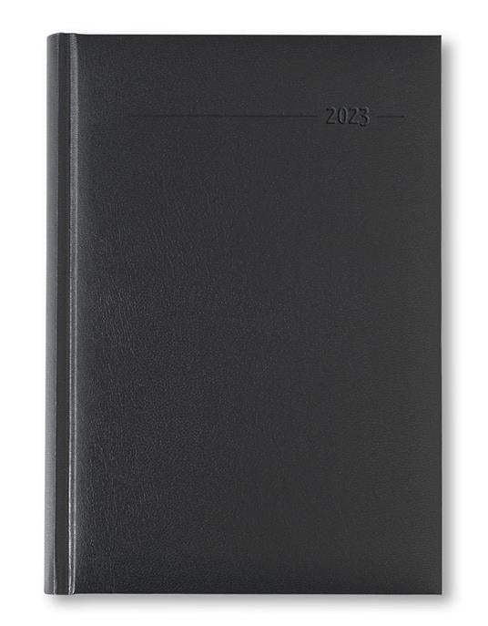 Diary A5 Black One Day A Page Saturday And Sunday In One Page