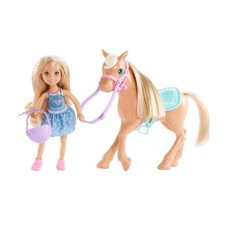 Barbie Club Chelsea Doll And Pony