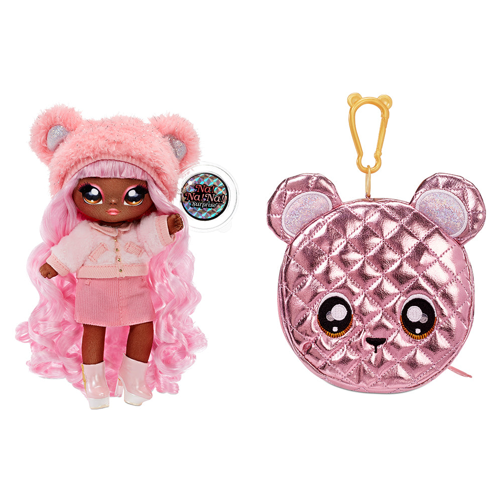 Na!Na!Na! Surprise 2In1 Pom Purse Doll Glam Cali Grizzly