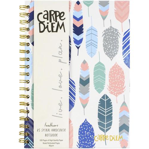 Pukka - Feathers Spiral Hardcover Notebooks