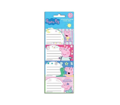 Tags Peppa Pig Stickers 20 Pieces 5 Designs