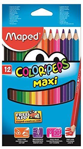 My First Jumbo Coloured Pencils X12 Colour Peps 