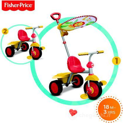 Smartrike Fisher Price - Tricycle 2 In 1 Red / Yellow