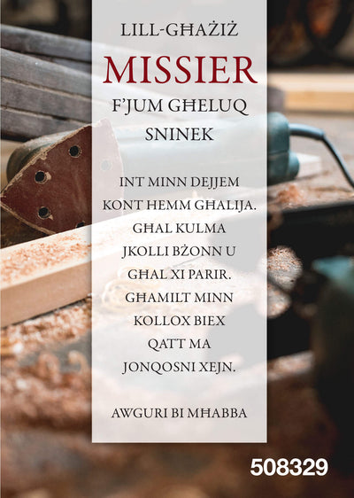 Missier F'Jum Għeluq Sninek