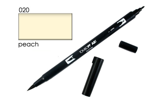 Tombow Dual Brush Pen Peach 020