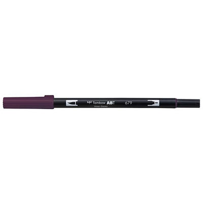 Tombow Dual Brush Pen Dark Plum 679