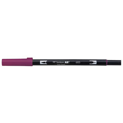Tombow Dual Brush Pen Deep Magenta 685