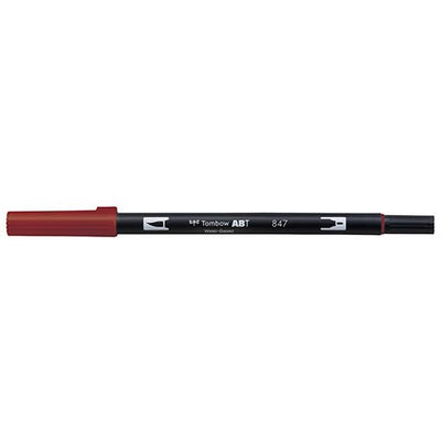 Tombow Dual Brush Pen Crimson 847 