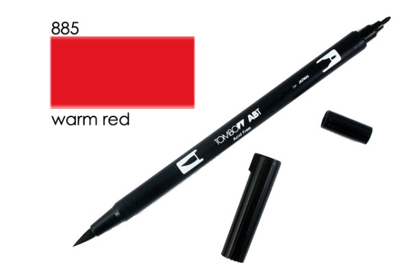 Tombow Dual Brush Pen Warm Red 885