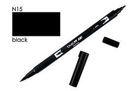 Tombow Dual Brush Pen Black N15