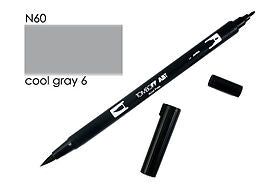 Tombow Dual Brush Pen Cool Grey 6 - N60