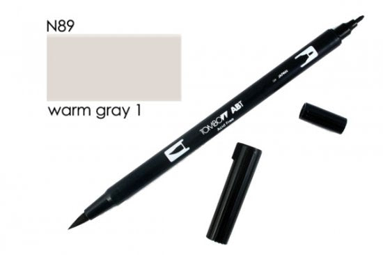 Tombow Dual Brush Pen Warm Grey 1 - N89