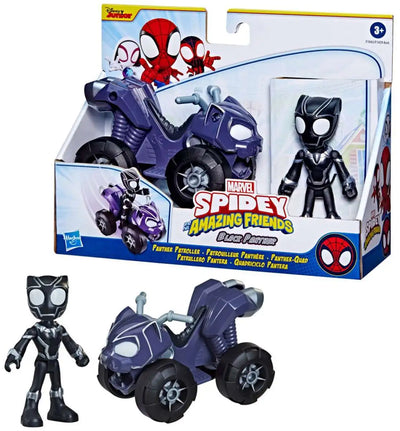 Spidey And His Amazing Friends - Vehicle And Black Panther 
