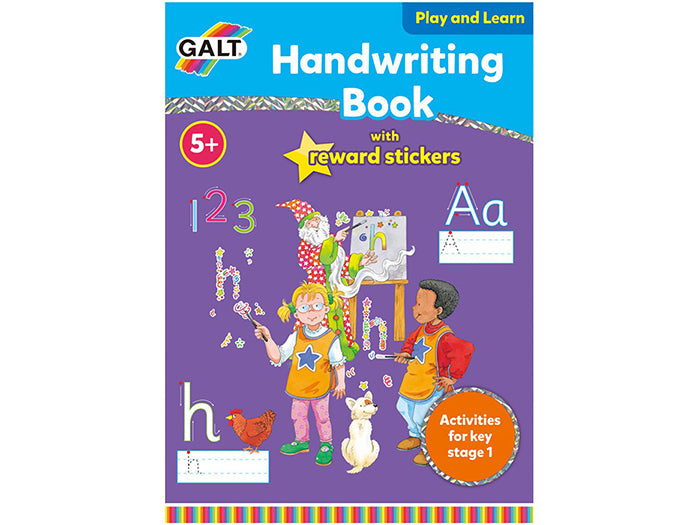 Handwriting Book With Reward Stickers Activites For Key Stage 1 5+