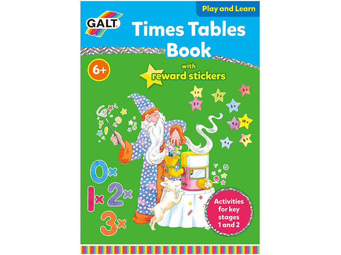 Times Tables Book With Reward Stickers Activities For Key Stages 1 And 2 6+