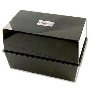 8X5 Card Index Box Black