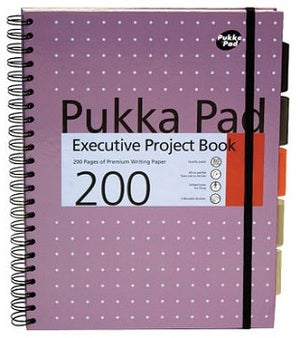 Pukka Pad A4 Project Book Spiral Hardback Covers