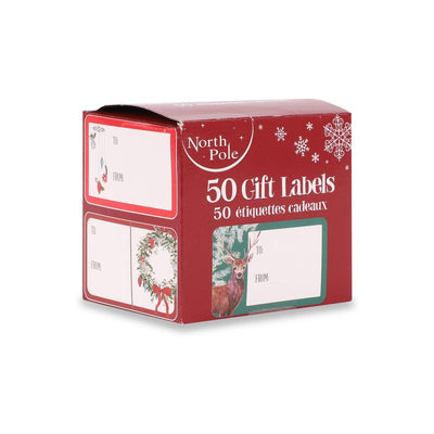 50 Christmas  - Gift Lables
