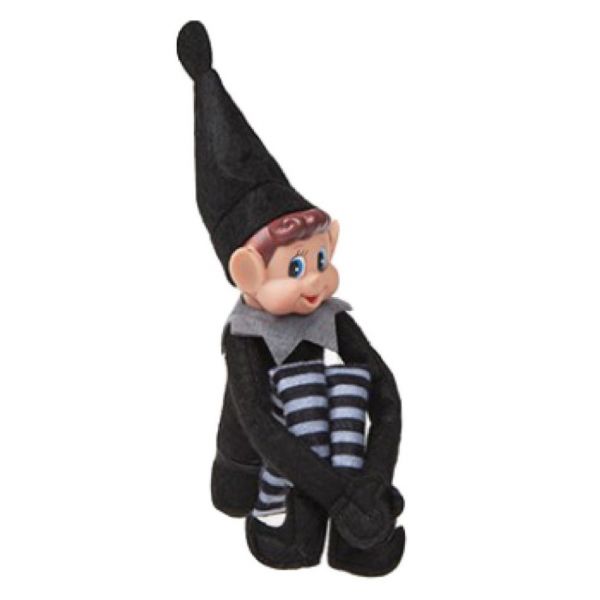 Elves Behaving Badly Black Long Leg Soft Plush - Naughty Adult 