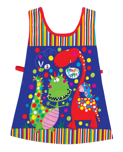 Apron Double Sided - Dinosaurs