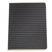 Shimmer Fine Stripe - Onyx A6 Notebook
