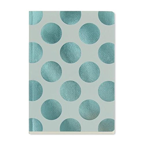 Note Book A5 - Aqua Polka Lined Note Book