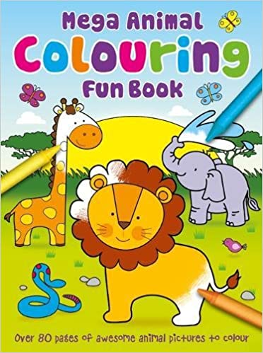 Mega Animal Colouring Book