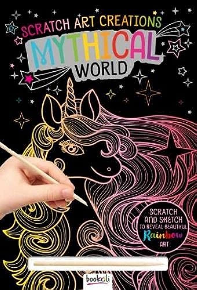 Scratch Art Creations - Mythical World