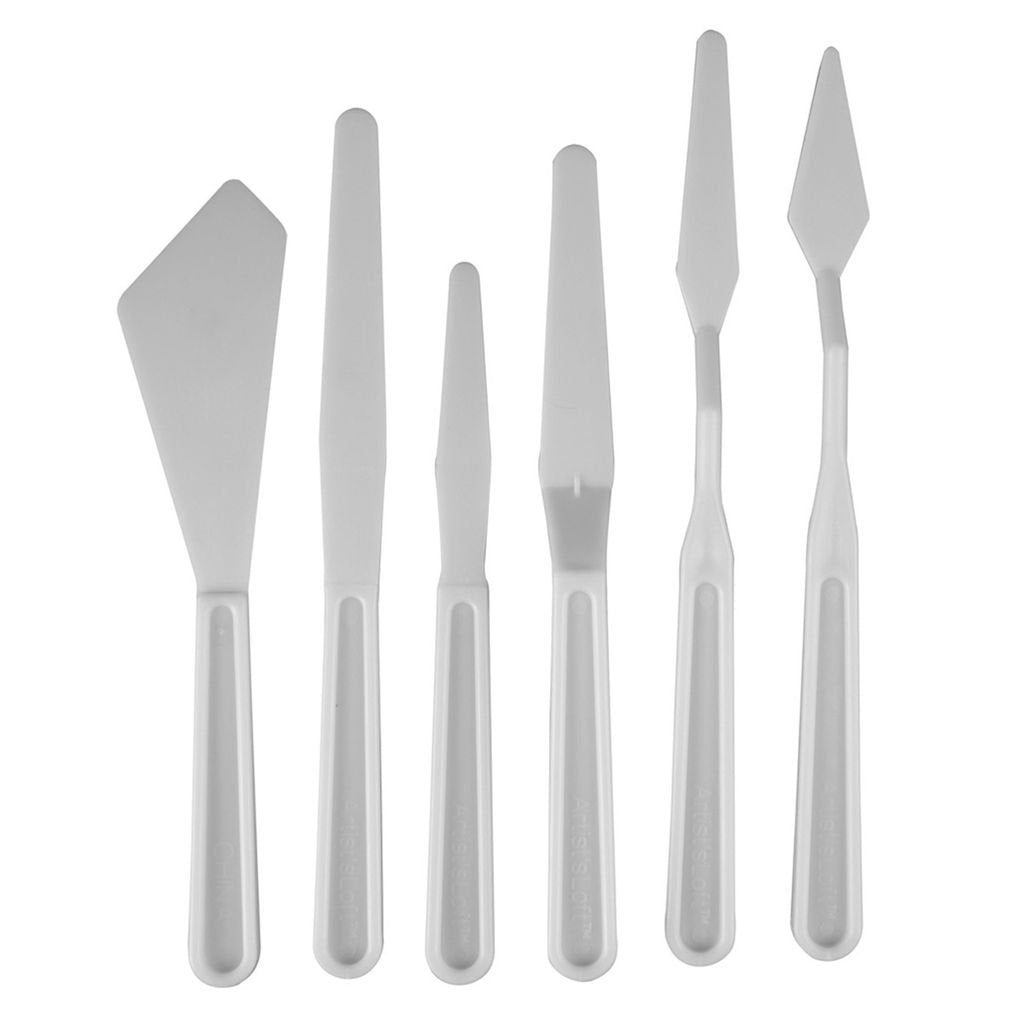 Plastic Palette Knives Set Of 6