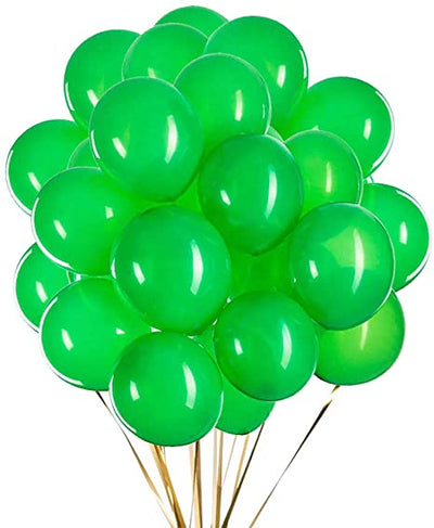 Helium Quality Balloons Packet Of 50 Green