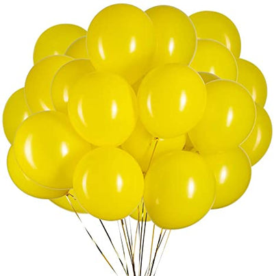 Helium Quality Balloons Packet Of 50 Yellow