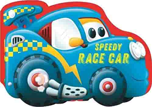 Vehicle-Shaped Board Book - Speedy Race Car